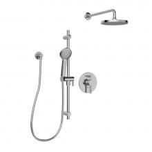Belanger KIT-SOU130VTCP - Sou Shower Faucet W/ Div Cp Sliding Bar & Rain Shower