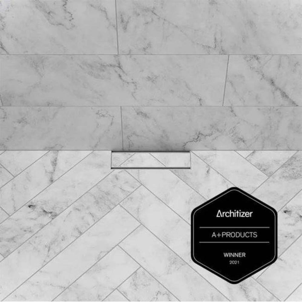 Delmar Series. Supreme Tile In +  Drain  Polished