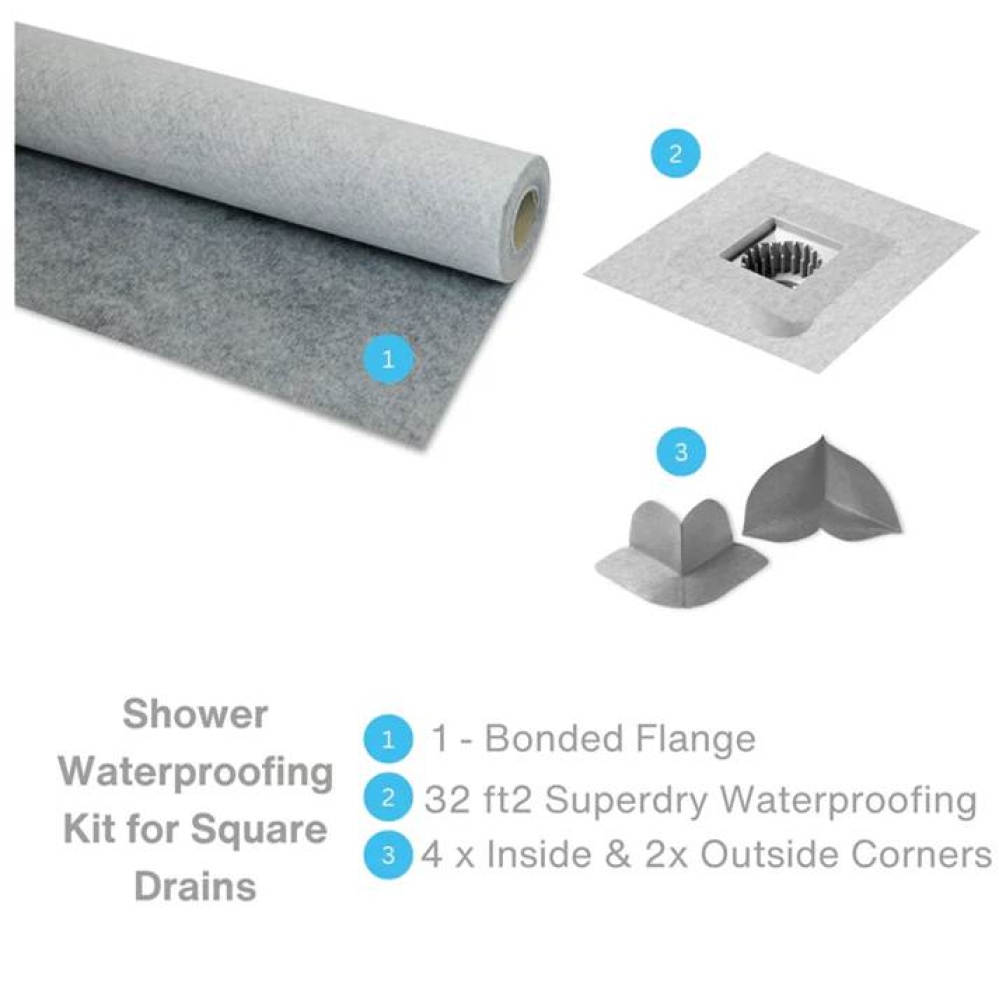 Shower Waterproofing Kit (ABS Bonded Flange)