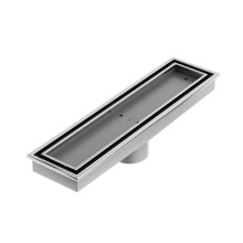QM Drain 88.300.12 ST - Lagos Series. Veil Line. Linear Drain 12'' x 3''. Satin