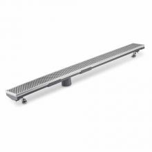 QM Drain 88.620.36 P - Lagos Series. 36'' Adjustable Kit:  Perforated. Polished Fin.