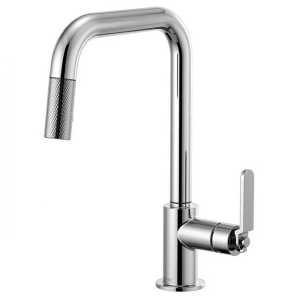 Square Spout Pull-Down, Industrial Handle