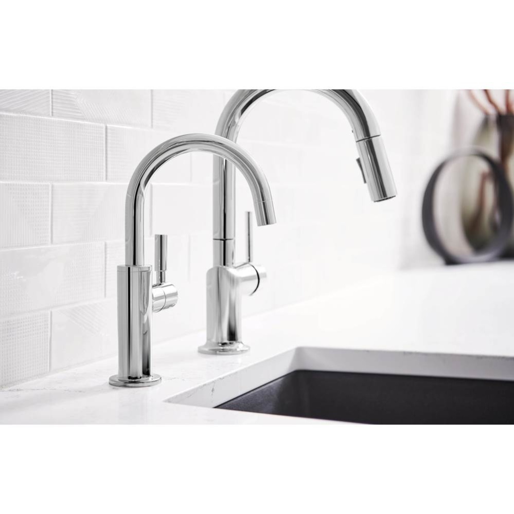 Odin® Pull-Down Faucet with Arc Spout - Handle Not Included