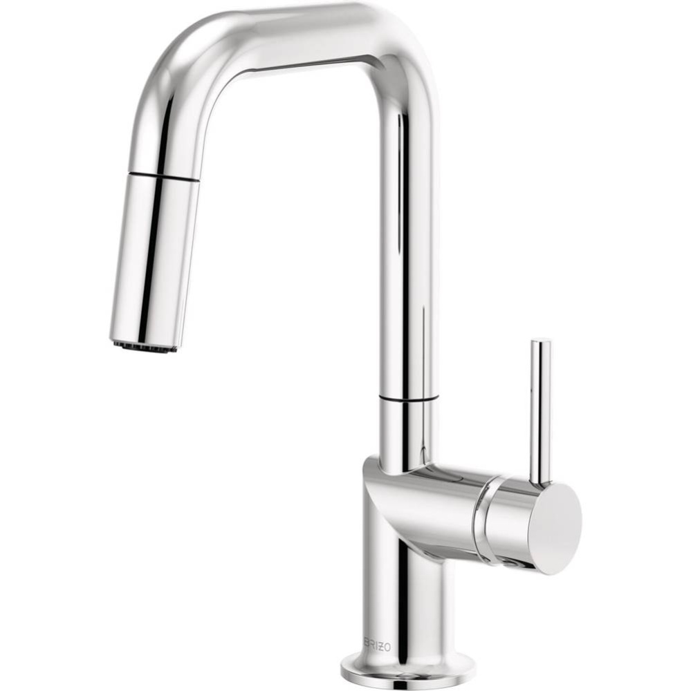 Odin® Pull-Down Prep Faucet with Square Spout - Handle Not Included