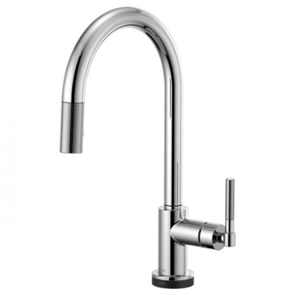 Arc Spout Pull-Down With Smarttouch, Knurled Handle