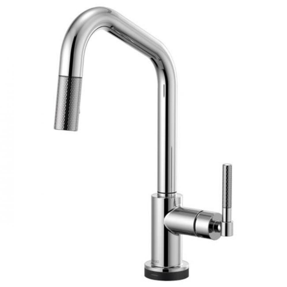 Angled Spout Pull-Down With Smarttouch, Knurled Handle
