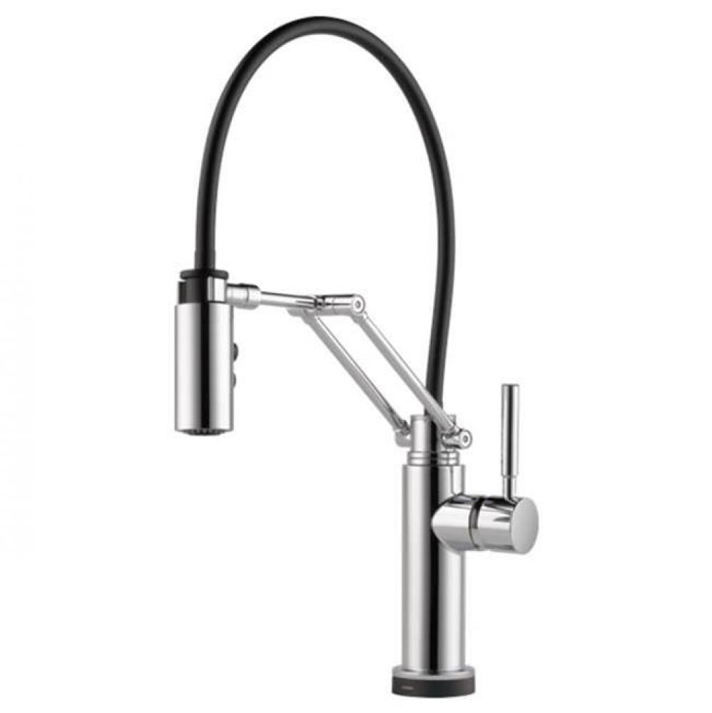 Single Handle Articulating Arm Kitchen Faucet With Smarttouc