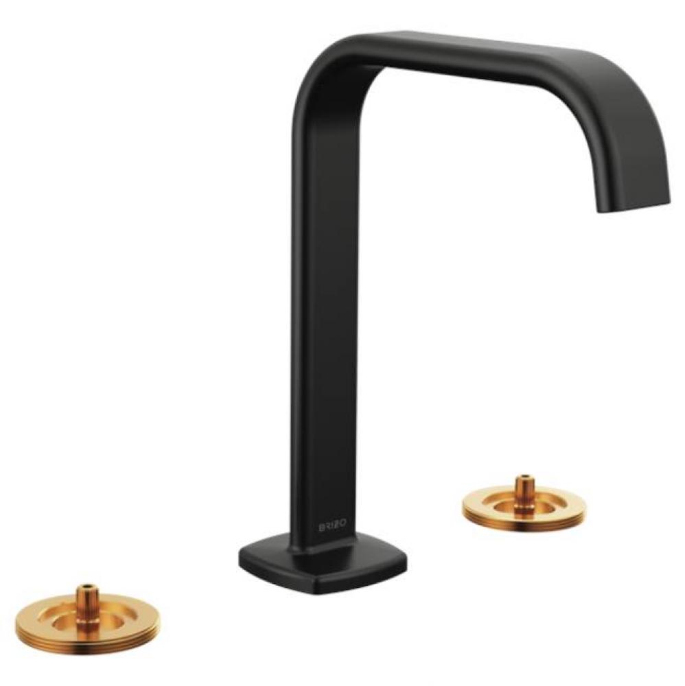 Allaria™ Widespread Lavatory Faucet with Square Spout - Less Handles