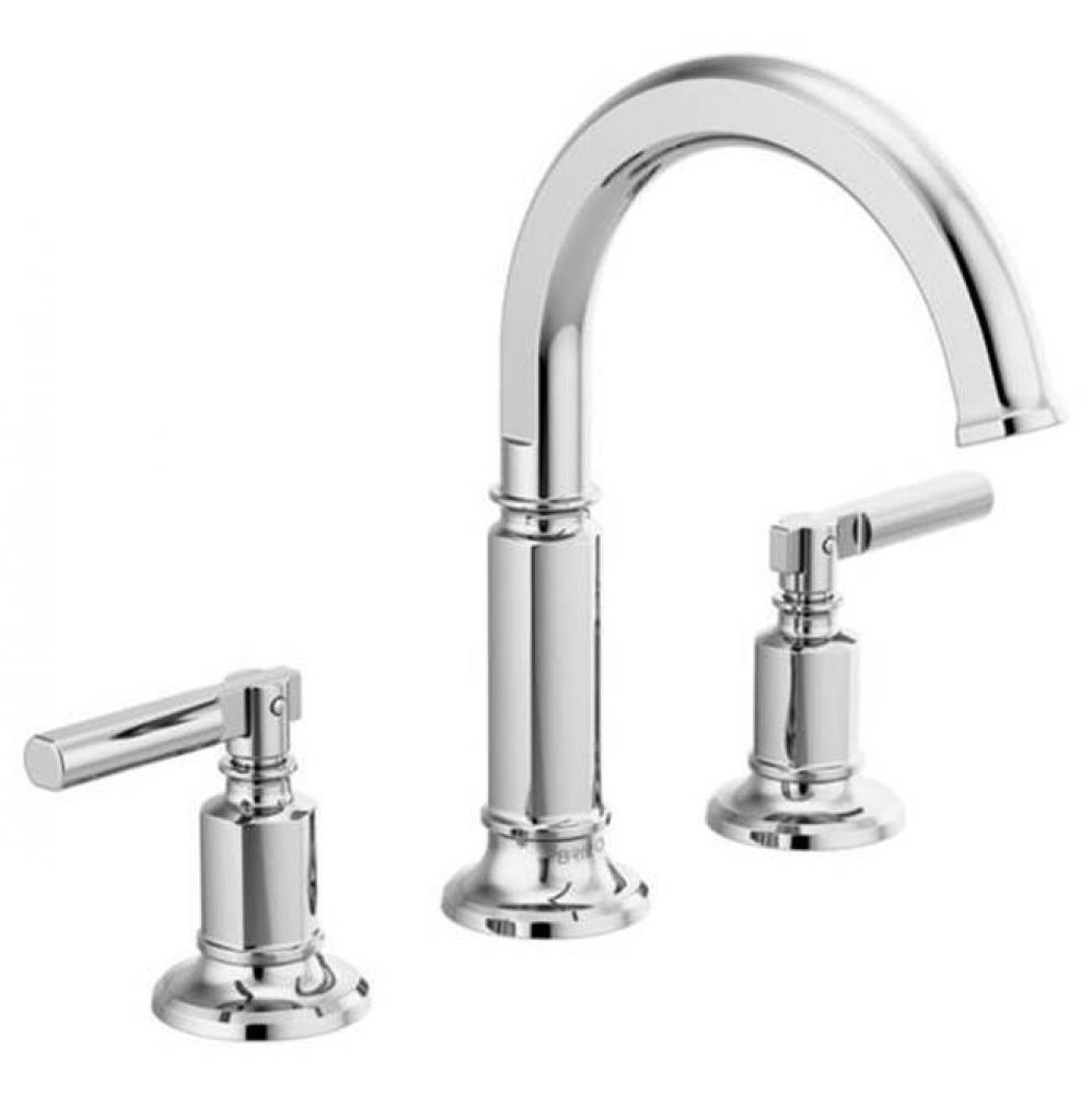 Invari® Widespread Lavatory Faucet With Arc Spout - Less Handles 1.2 GPM