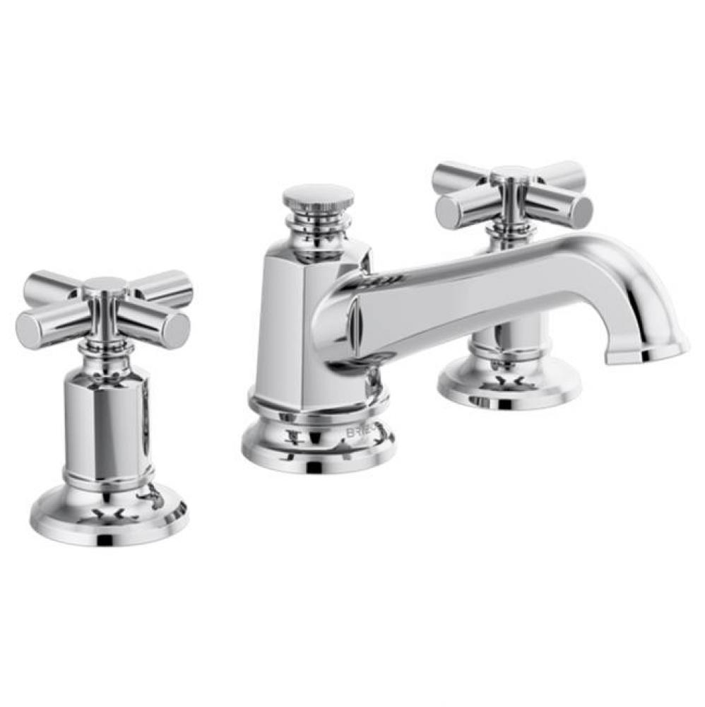 Invari® Widespread Lavatory Faucet With Angled Spout - Less Handles 1.2 GPM