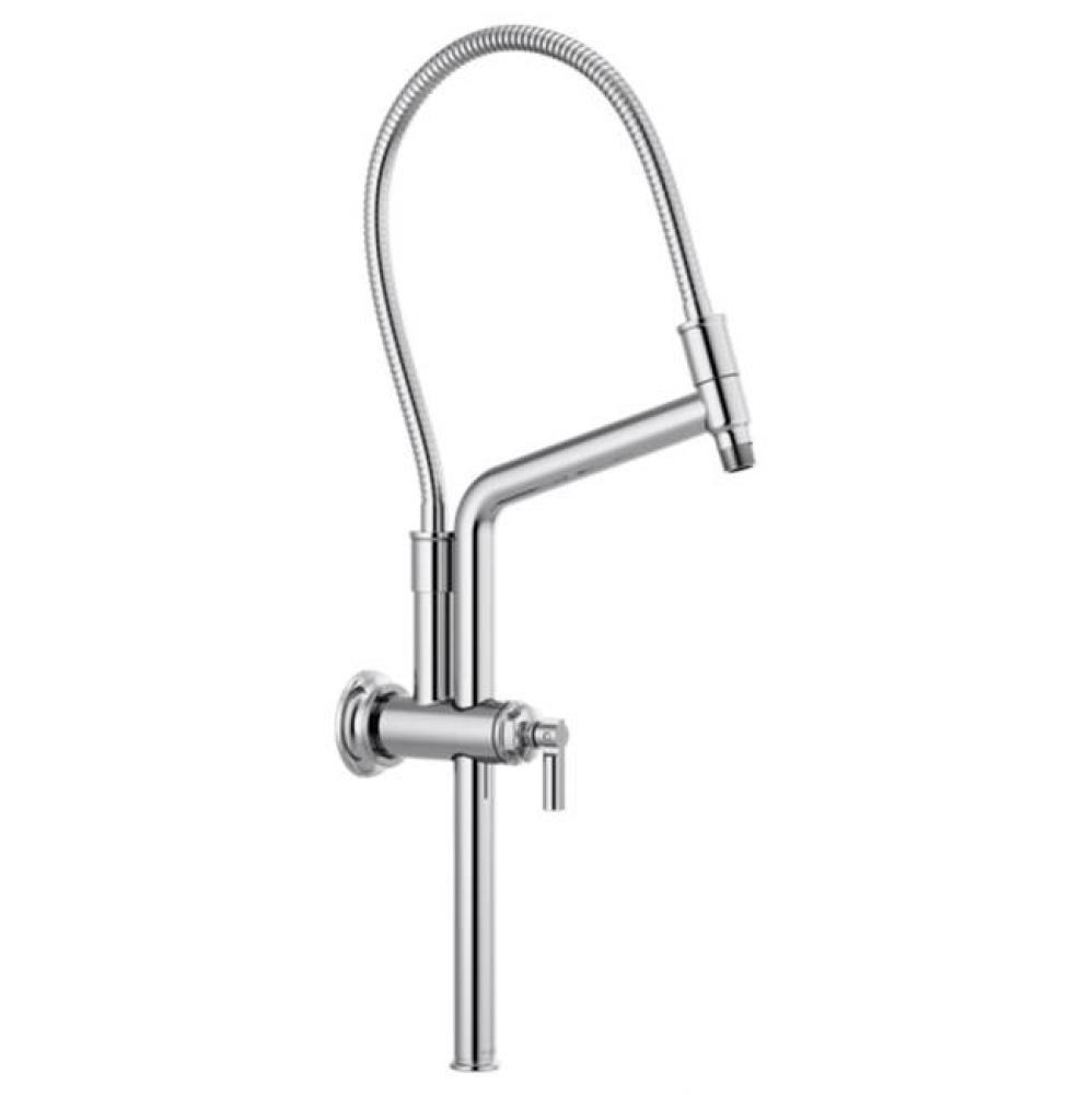 Height Adjustable Shower Arm And Flange