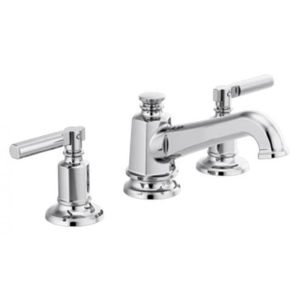 Invari® Widespread Lavatory Faucet With Angled Spout - Less Handles