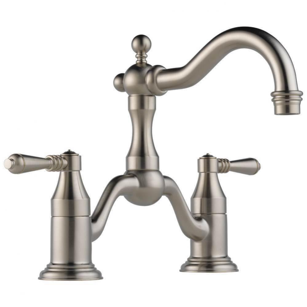 Two Handle Widespread Bridge Lavatory Faucet