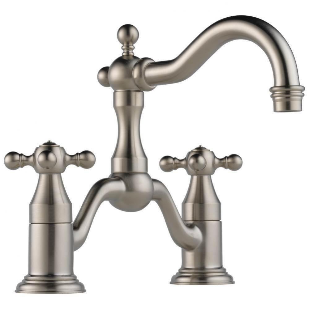 Two Handle Widespread Bridge Lavatory Faucet