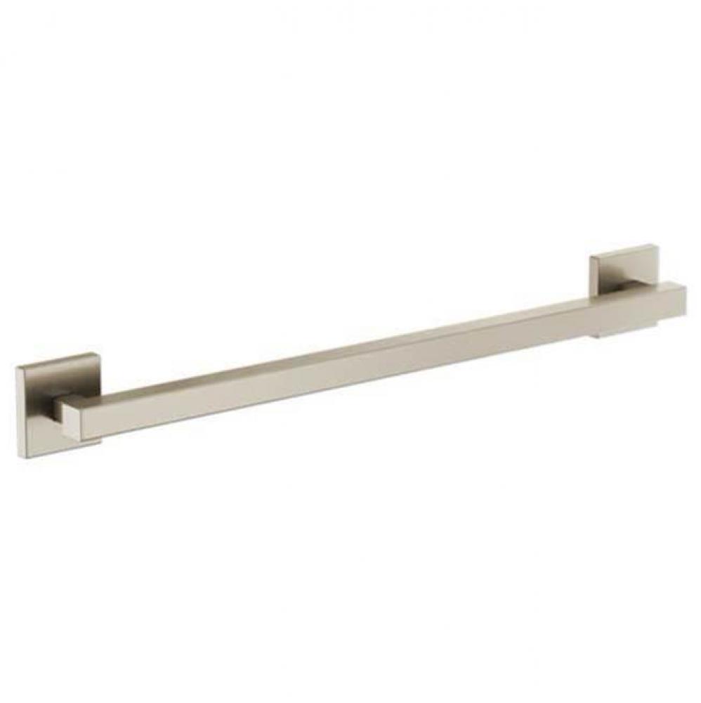 Contemporary Square Decorative Ada Grab Bar - 24''