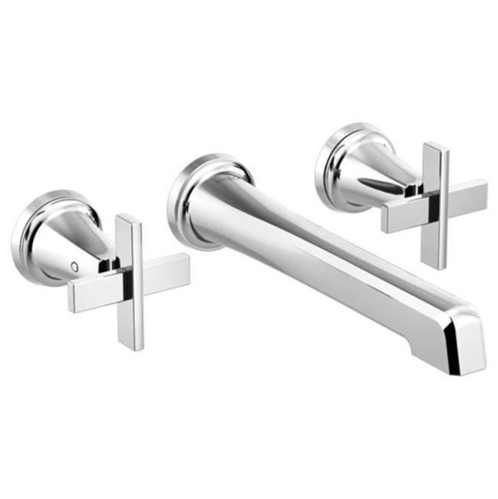 Levoir™ Two-Handle Wall-Mount Lavatory Faucet - Less Handles 1.2 GPM