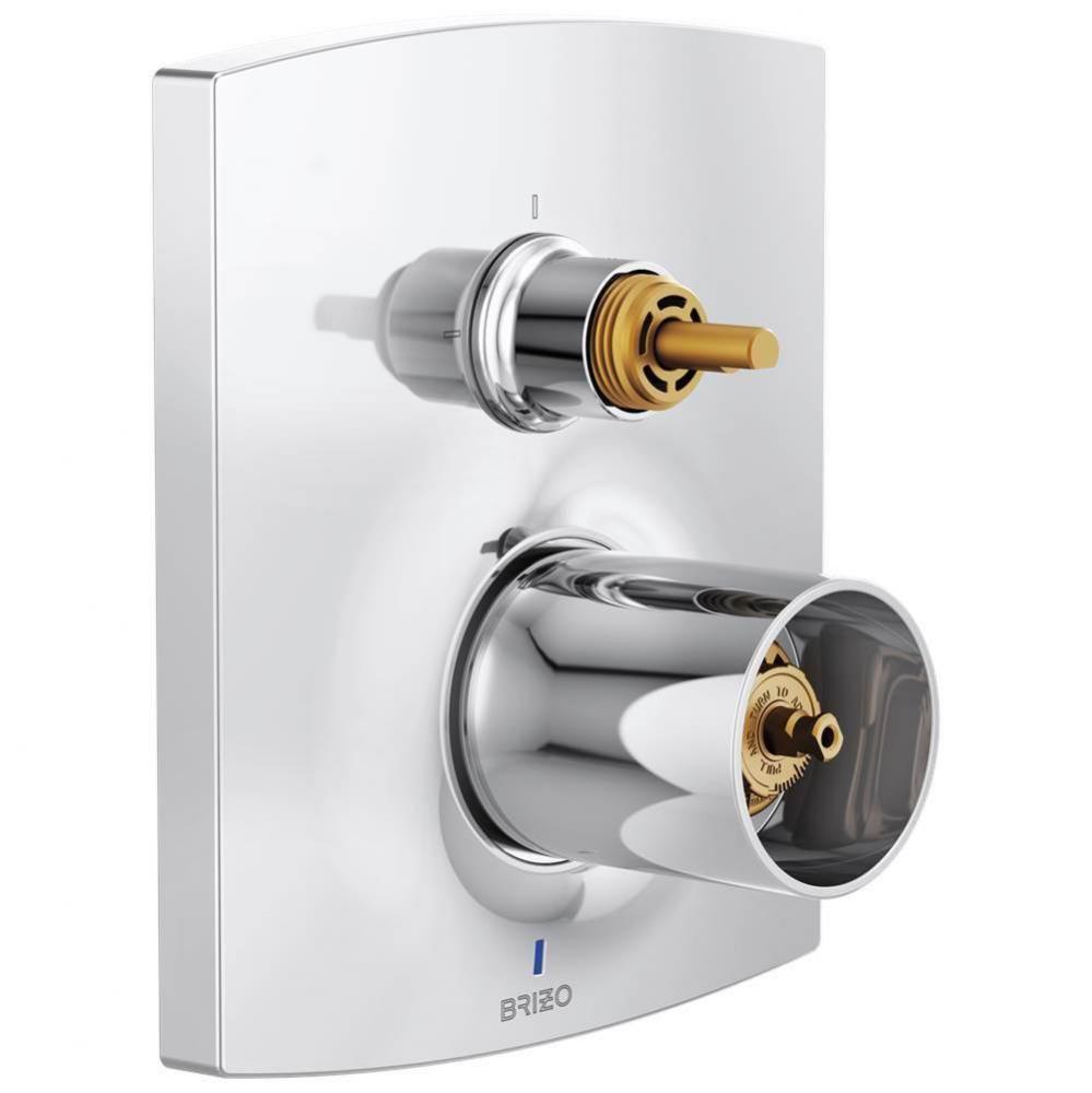 Kintsu™ Pressure Balance Valve with Integrated 3-Function Diverter Trim - Less Handles