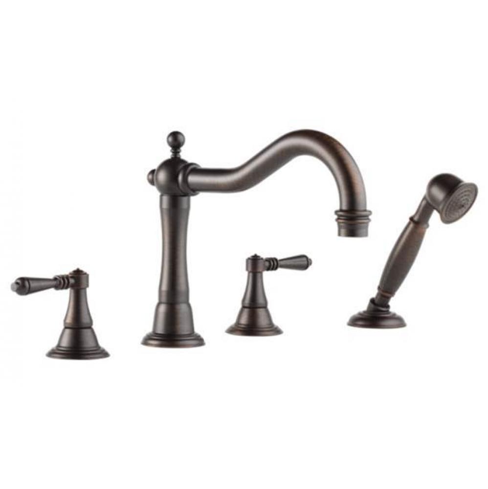 4-Hole Roman Tub Trim Only-   Lever Handles