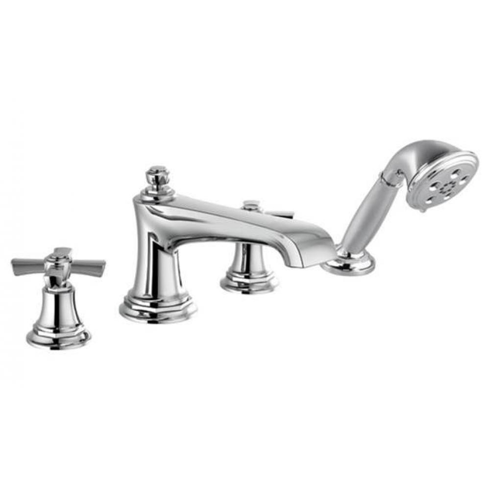 Rook® Roman Tub Faucet with Handshower - Less Handles