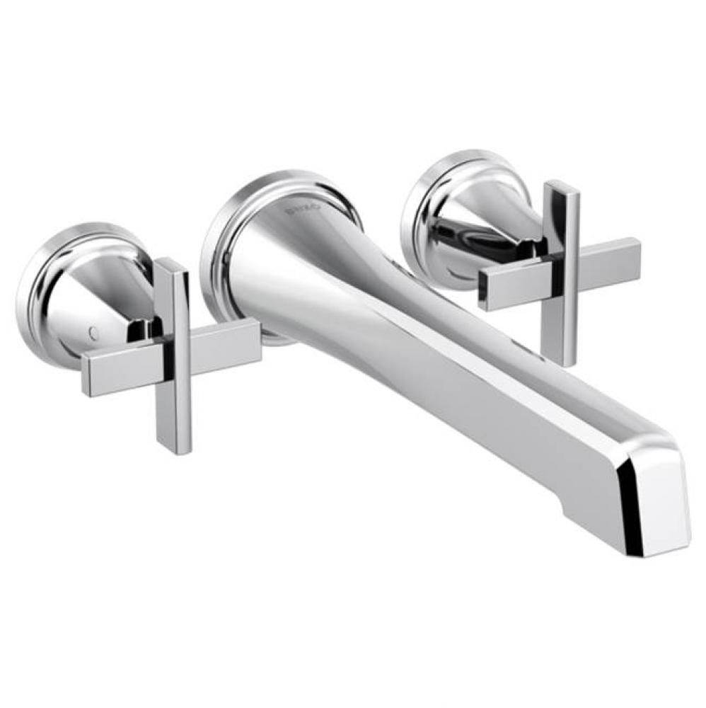 Levoir™ Two-Handle Wall Mount Tub Filler - Less Handles