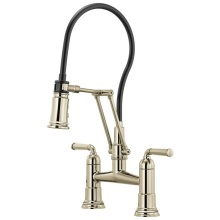 Brizo Canada 62274LF-PN - Rook® Articulating Bridge Faucet