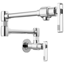 Brizo Canada 62807LF-PC-L - Kintsu® Wall Mount Pot Filler with Knob Handle