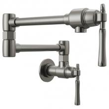 Brizo Canada 62858LF-SL - The Tulham™ Kitchen Collection by Brizo® Wall Mount Pot Filler