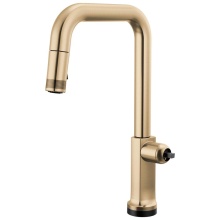 Brizo Canada 64007LF-GLLHP-L - Kintsu® SmartTouch® Pull-Down Faucet with Square Spout - Less Handle