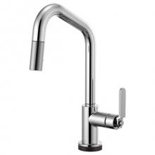 Brizo Canada 64064LF-PC - Angled Spout Pull-Down With Smarttouch, Industrial Handle