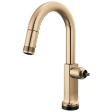 Brizo Canada 64906LF-GLLHP-L - Kintsu® SmartTouch® Pull-Down Prep Faucet with Arc Spout - Less Handle