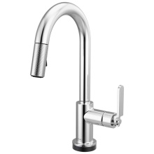 Brizo Canada 64944LF-PC - Litze® Smarttouch Pull-Down Prep Faucet with Arc Spout - Industrial Handle
