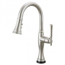 Brizo Canada 64958LF-SS - The Tulham™ Kitchen Collection by Brizo® SmartTouch® Pull-Down Prep Kitchen Faucet