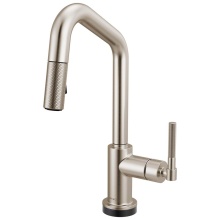 Brizo Canada 64963LF-SS - Litze® Smarttouch Pull-Down Prep Faucet with Angle Spout - Knurled Handle
