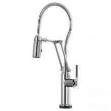 Brizo Canada 64143LF-PC - Smarttouch Articulating Faucet With Knurled Handle And Finis