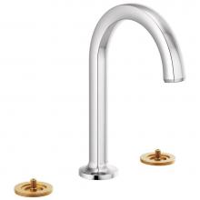 Brizo Canada 65306LF-PCLHP-ECO - Kintsu™ Widespread Lavatory Faucet With Arc Spout - Less Handles