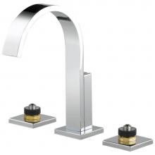 Brizo Canada 65380LF-PCLHP-ECO - Siderna® Widespread Lavatory Faucet - Less Handles 1.2 GPM