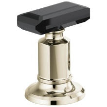 Brizo Canada HK5376-PNBC - Invari® Widespread Lavatory Black Crystal Knob Handle Kit