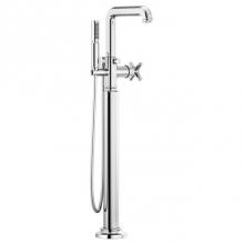 Brizo Canada T70176-PCLHP - Invari® Single-Handle Floor Mount Tub Filler - Handle Not Included