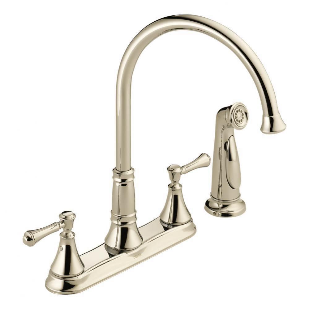 Two Handle Kitchen Faucet Withspray