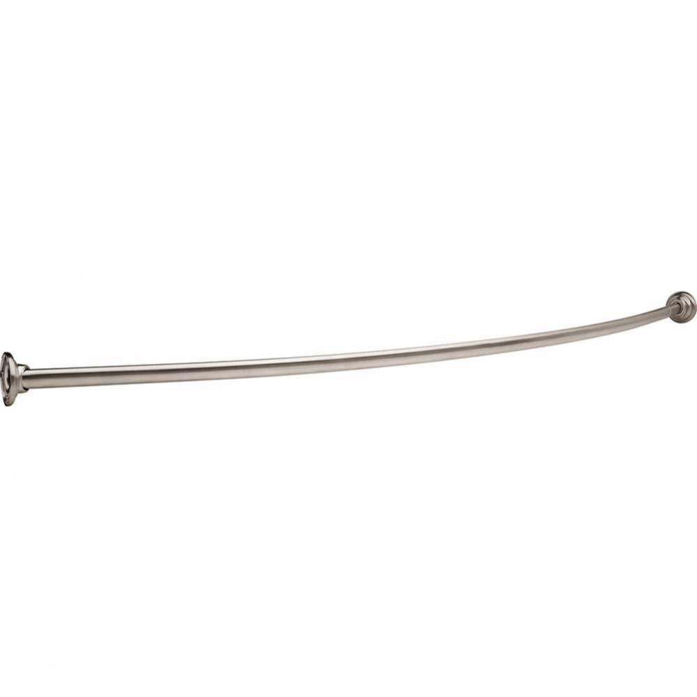 Shower Rod W/ Brackets 6'' Bow 1'' X 5'