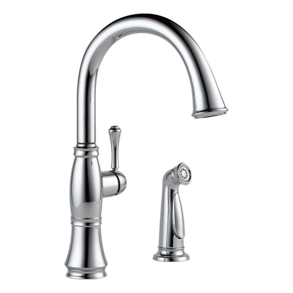 Delta Cassidy Single Handle Kitchen Faucet With Spray