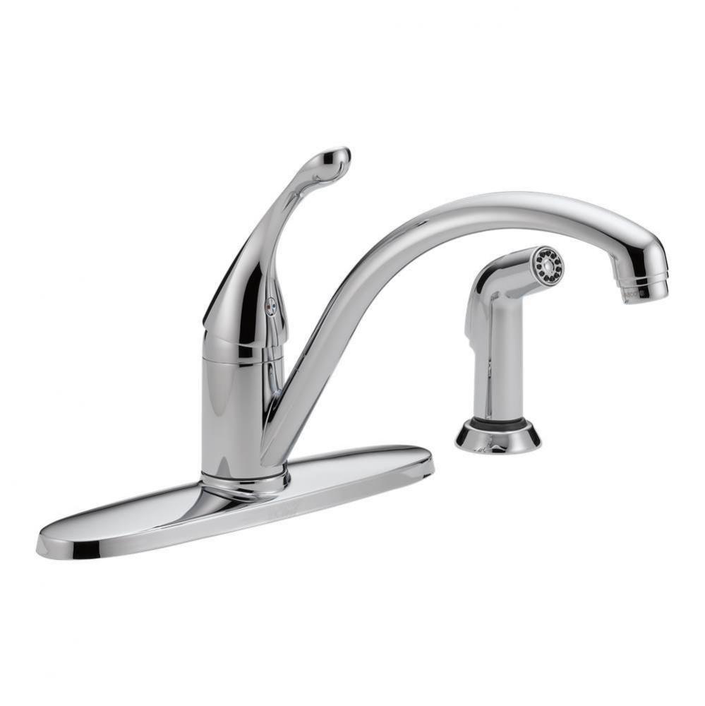 1H Kitchen Faucet W/Side Sprayer