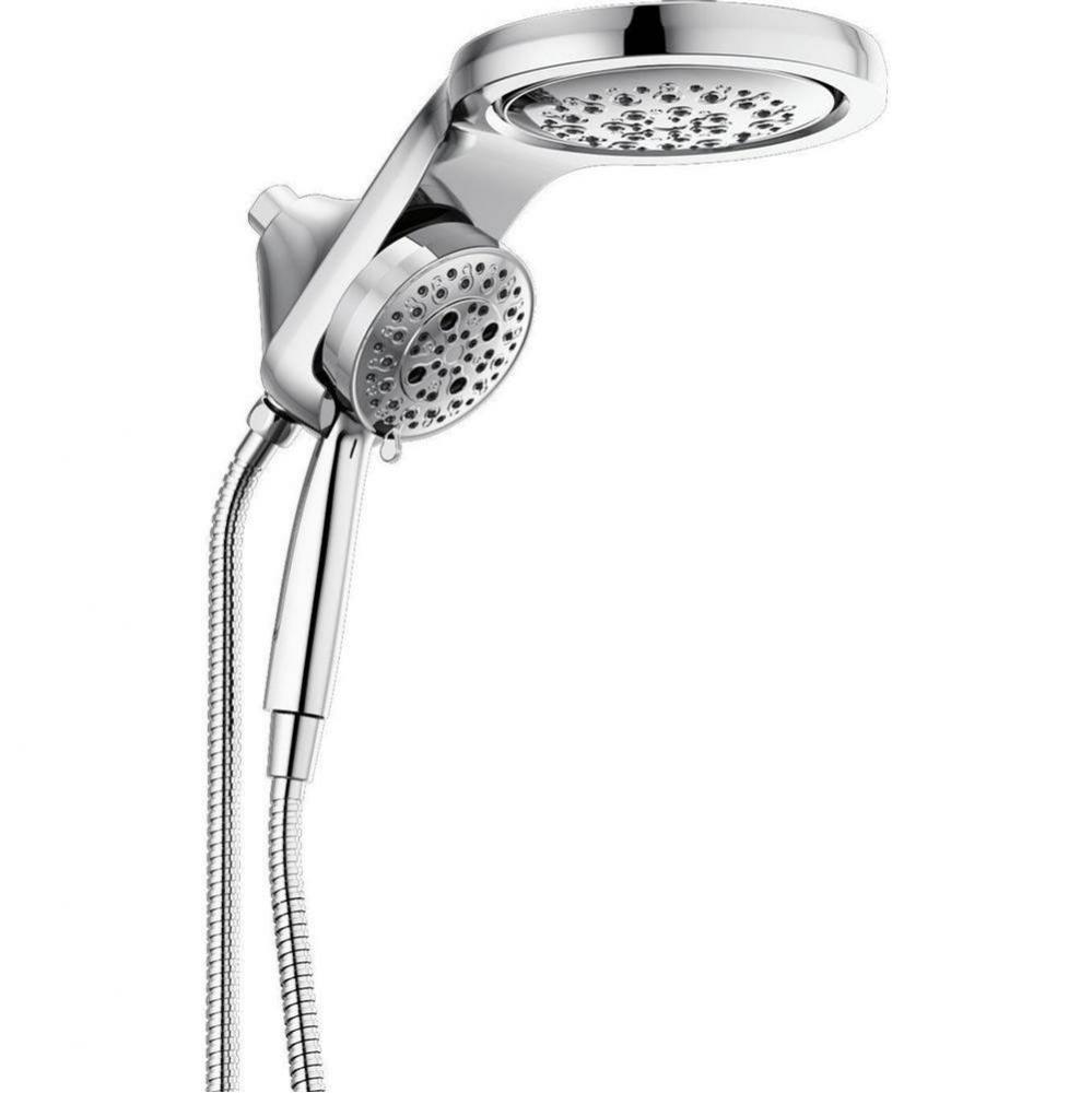 Universal Showering Components HydroRain® H2OKinetic®5-Setting Two-in-One Shower Head