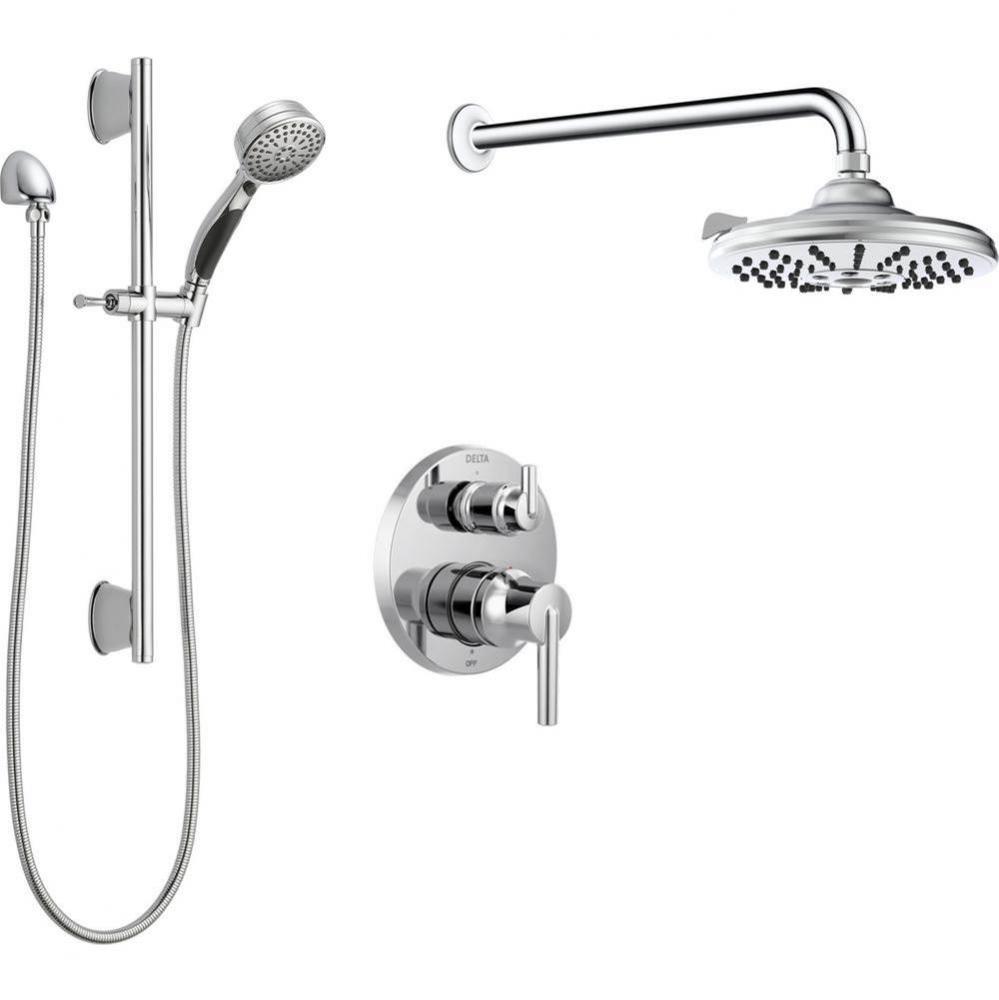 Round Pressure Balance Shower Kit