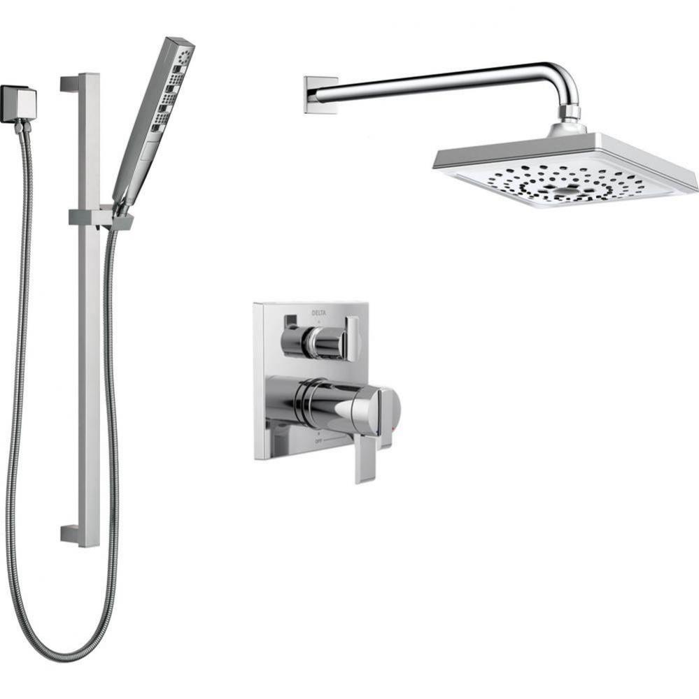 Square Thermostatic Shower Kit