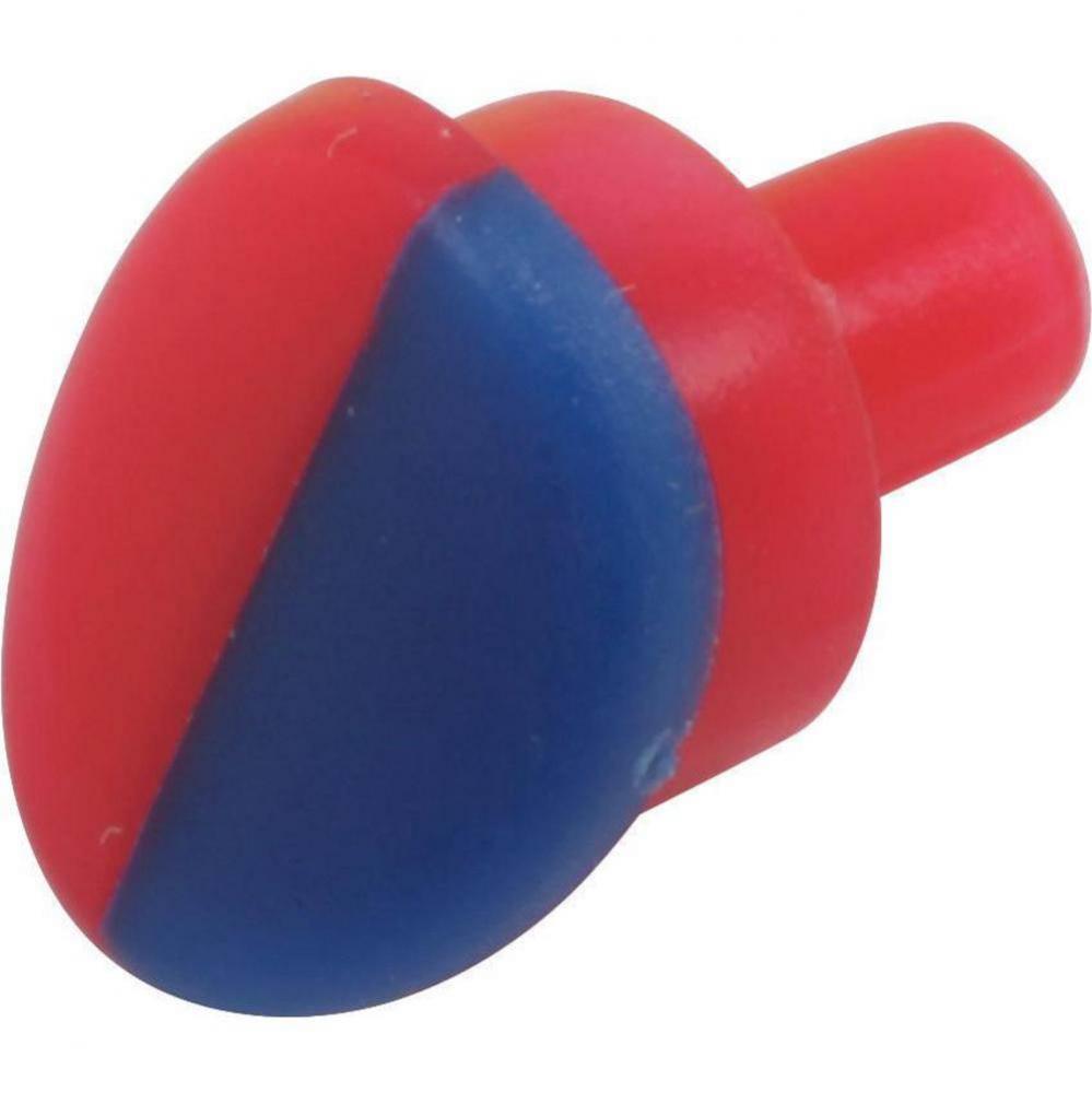 Classic Button - Red / Blue