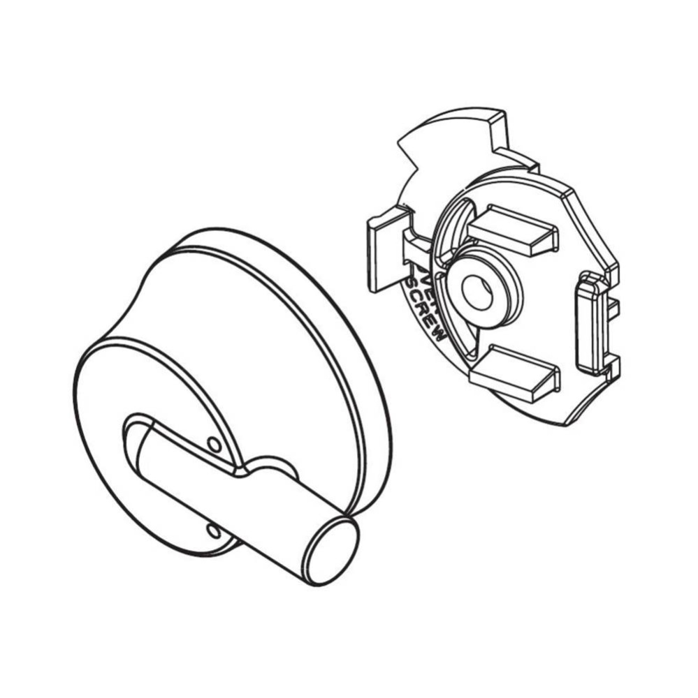 Trinsic® Temperature Knob & Cover - 17 Series