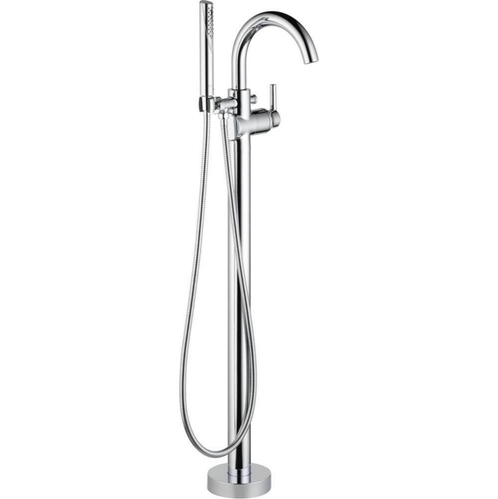 Trinsic® Single Handle Floor Mount Tub Filler Trim with Hand Shower