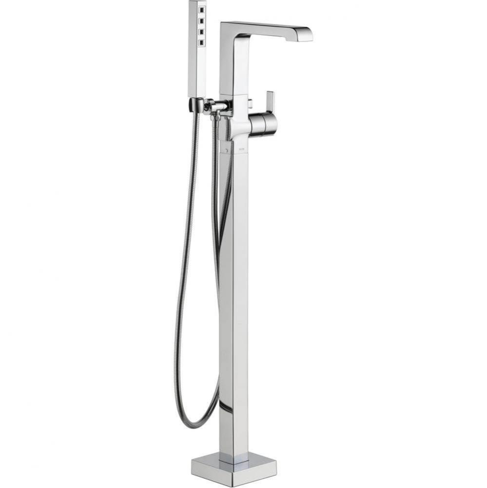 Ara® Single Handle Floor Mount Tub Filler Trim with Hand Shower