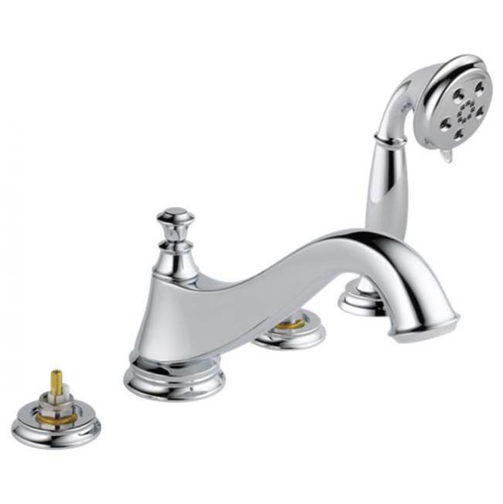 Cassidy™ Roman Tub Trim with Hand Shower - Low Arc Spout - Handle Not Includeds